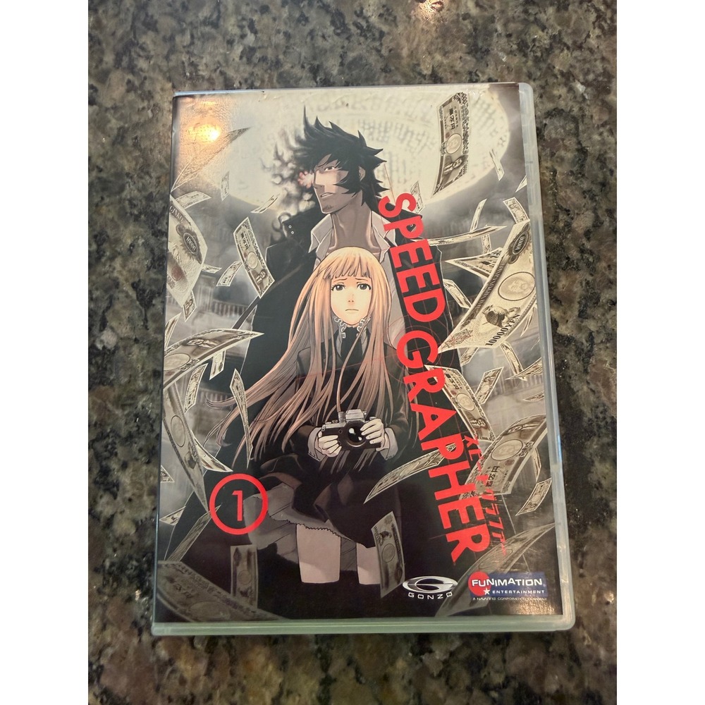 Speed Grapher Vol 1 DVD Funimation Gonzo Anime Episodes‎ 1-4 TV-MA 2006 Disc 1